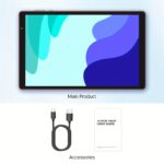 10-inch 1280*800 High-definition Touch Screen, Android 14 Tablet, Quad-core Processor A133S, 32GB ROM + 2GB RAM + 1TB Expandable Memory, 2MP + 2MP Dual Cameras, 6000mAh Battery for Long-lasting Performance, Single-band Wi-Fi 6, TAB10